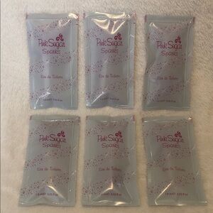 Aquolina Pink Sugar Sparks EDT 6x Sample Bottles New Sealed Authentic